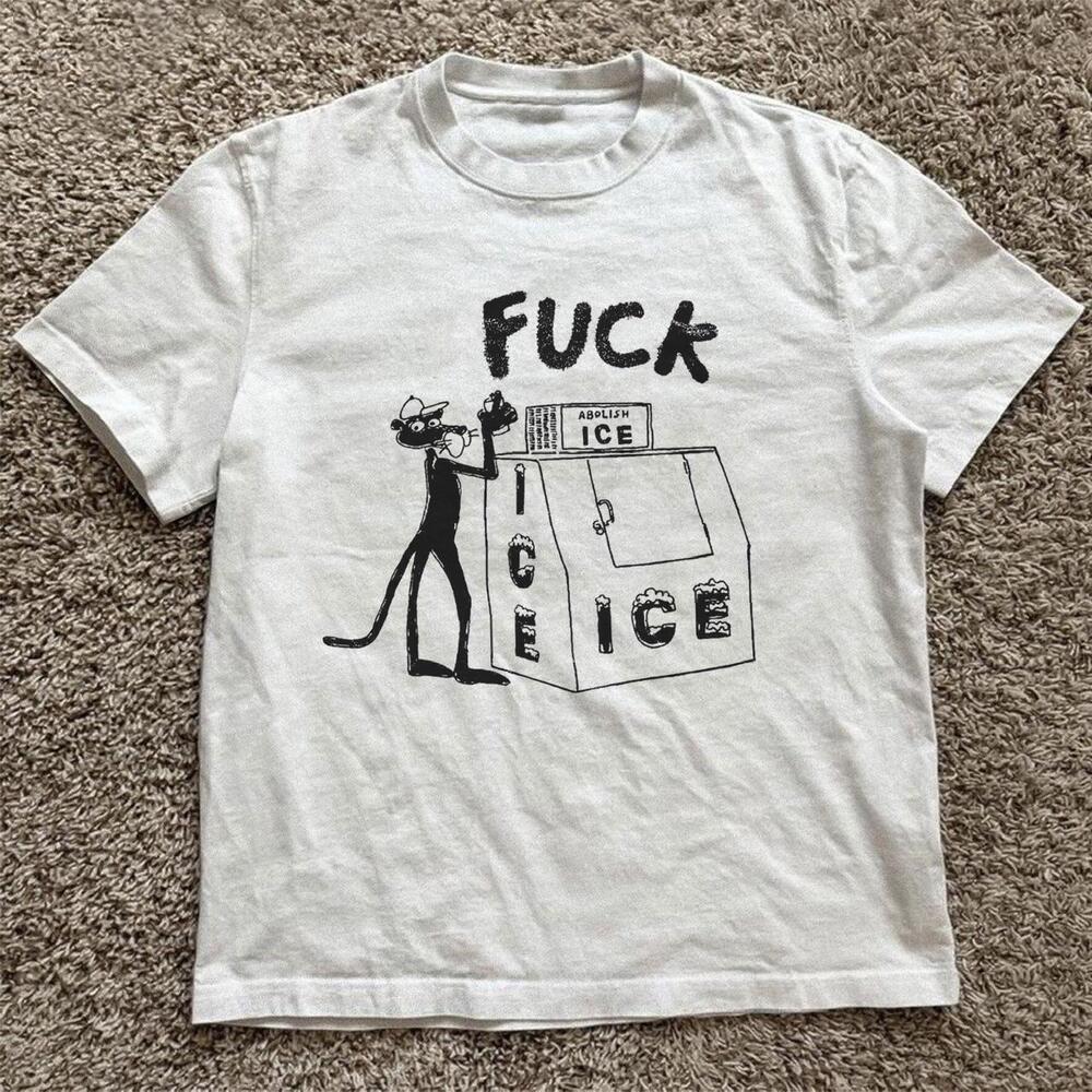 White F Ck Ice Panther T-Shirt